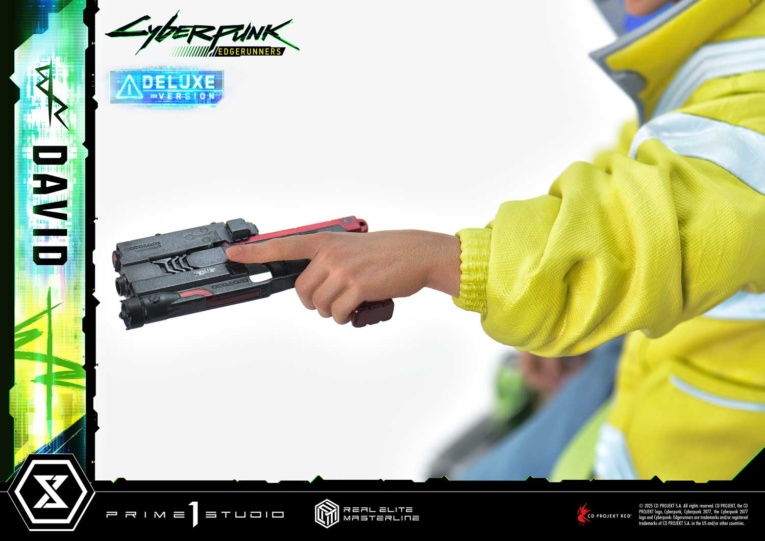 PRE-ORDER Prime 1 Studio - Real Elite Masterline - Cyberpunk: Edgerunners - David: Deluxe Bonus Version 1/4