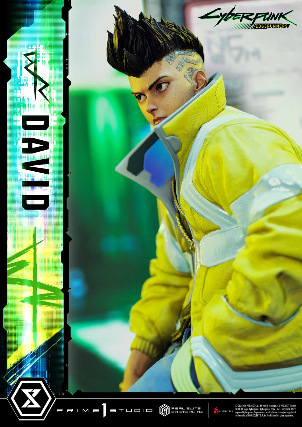 PRE-ORDER Prime 1 Studio - Real Elite Masterline - Cyberpunk: Edgerunners - David: Deluxe Bonus Version 1/4