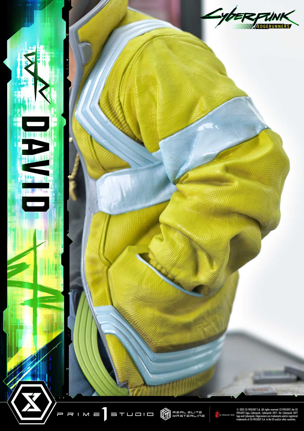 PRE-ORDER Prime 1 Studio - Real Elite Masterline - Cyberpunk: Edgerunners - David: Deluxe Bonus Version 1/4