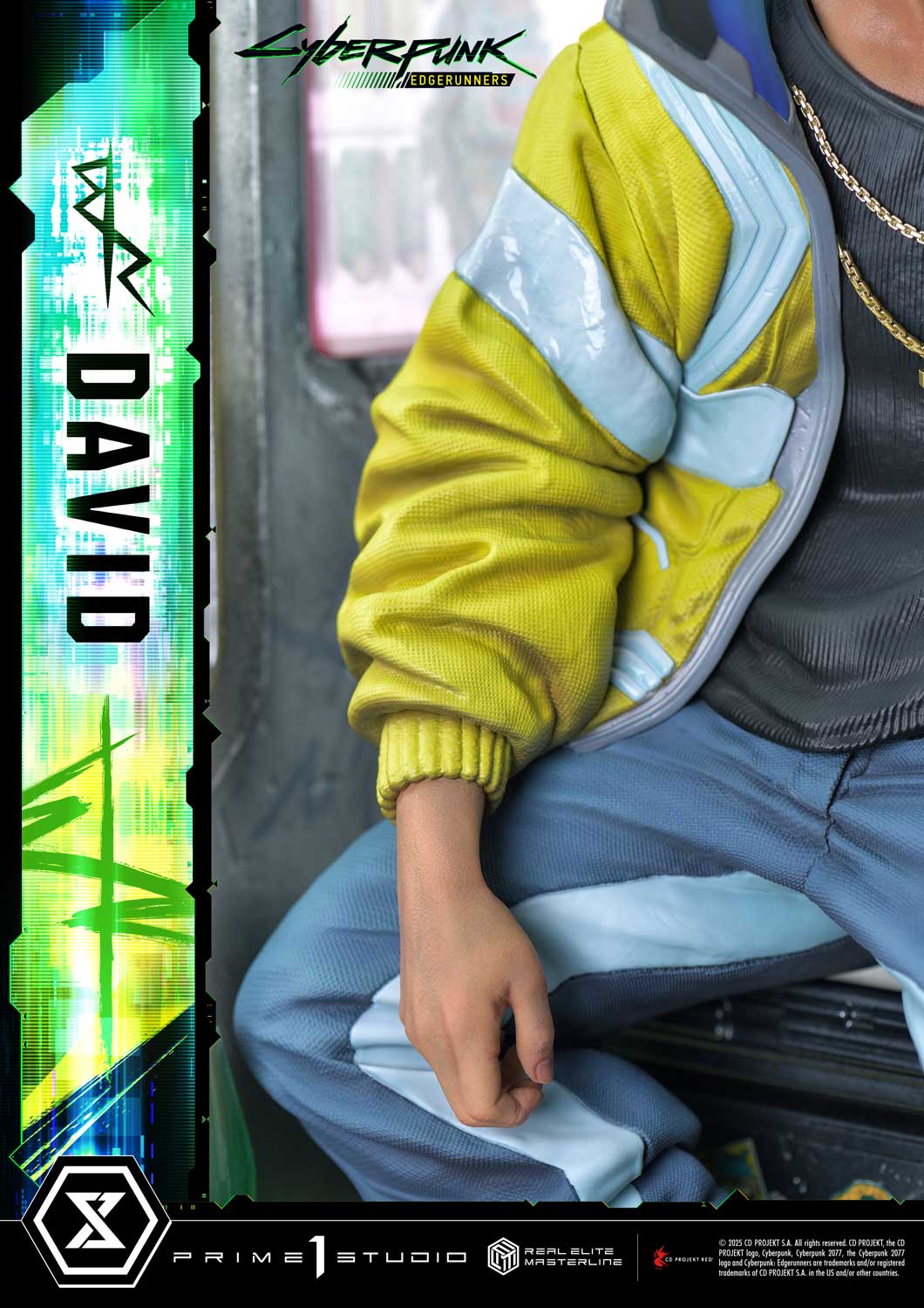 PRE-ORDER Prime 1 Studio - Real Elite Masterline - Cyberpunk: Edgerunners - David: Deluxe Bonus Version 1/4