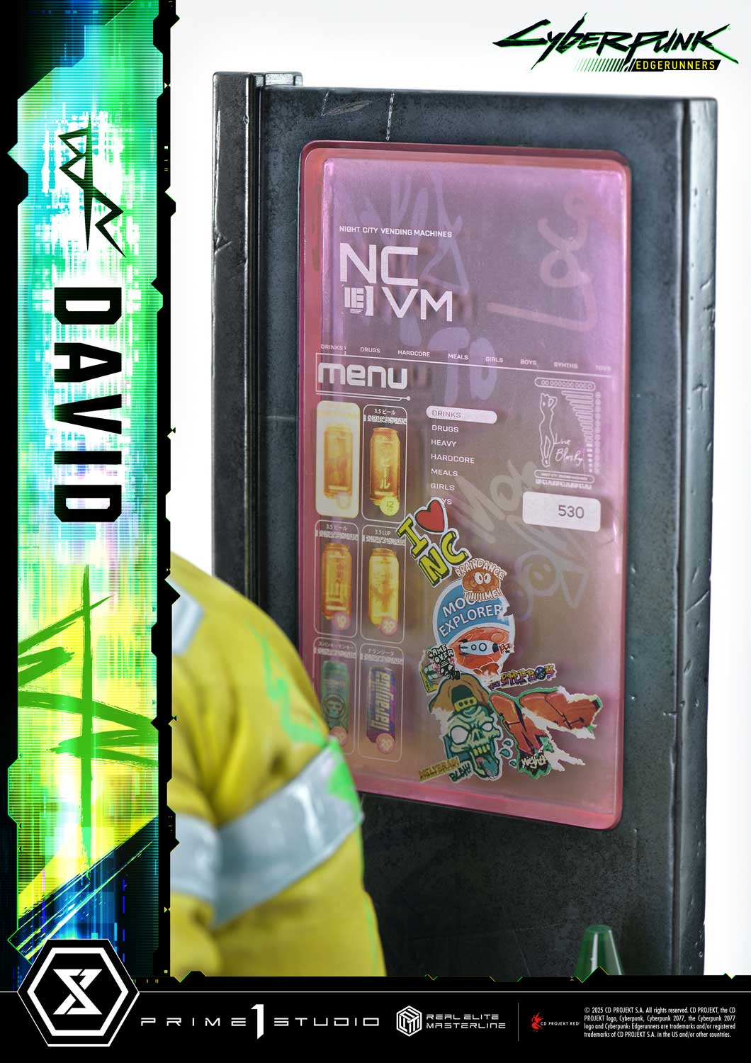 PRE-ORDER Prime 1 Studio - Real Elite Masterline - Cyberpunk: Edgerunners - David: Deluxe Bonus Version 1/4