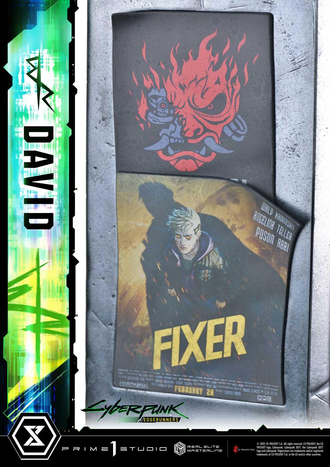 PRE-ORDER Prime 1 Studio - Real Elite Masterline - Cyberpunk: Edgerunners - David: Deluxe Bonus Version 1/4