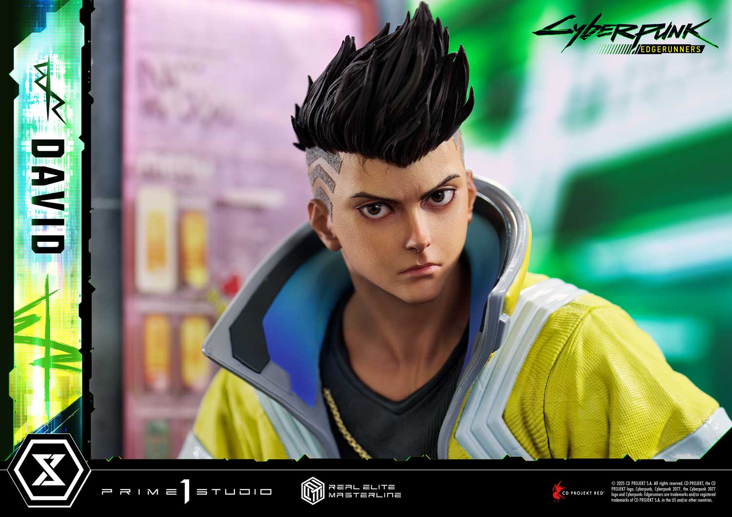 PRE-ORDER Prime 1 Studio - Real Elite Masterline - Cyberpunk: Edgerunners - David: Deluxe Bonus Version 1/4