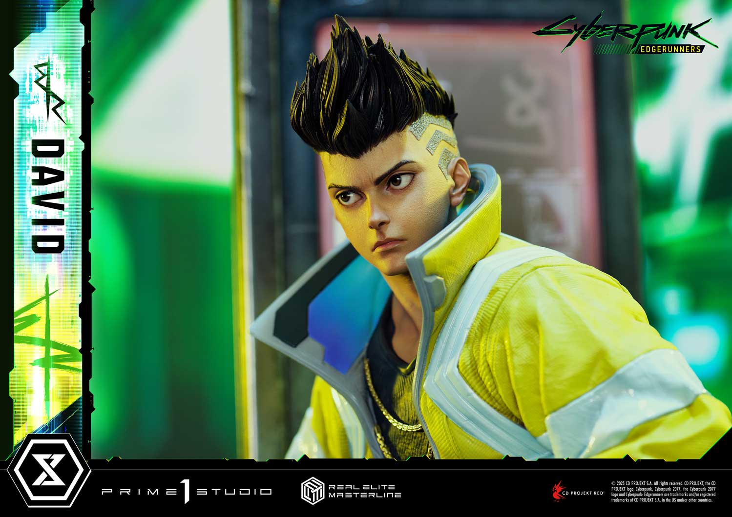 PRE-ORDER Prime 1 Studio - Real Elite Masterline - Cyberpunk: Edgerunners - David: Deluxe Bonus Version 1/4