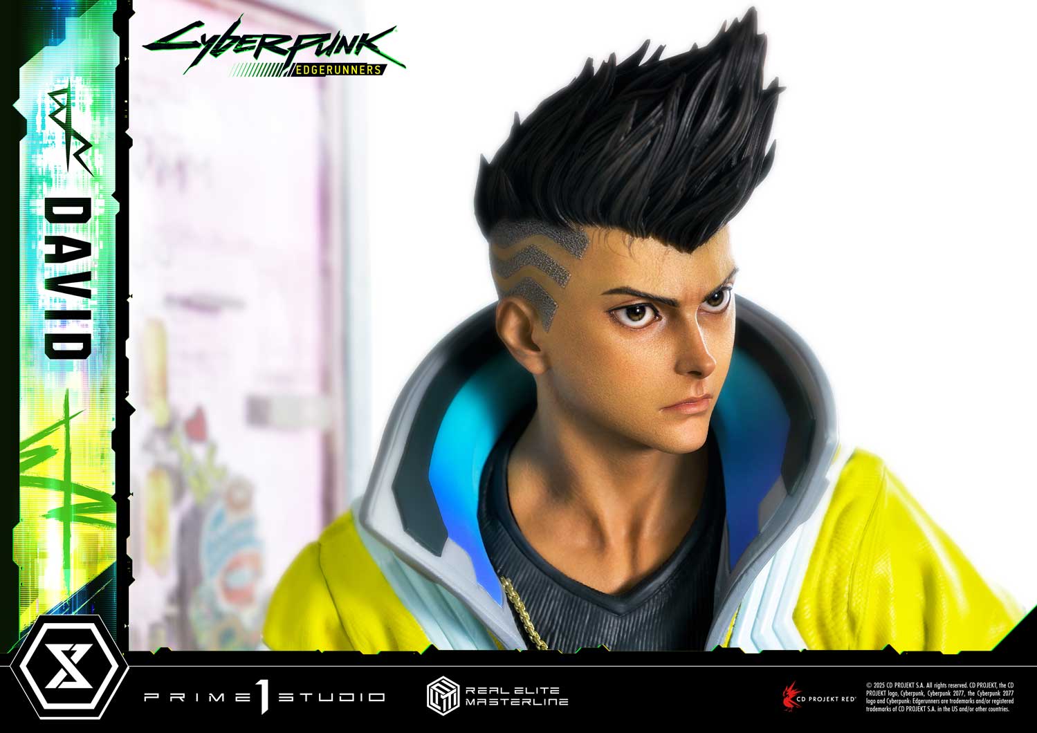 PRE-ORDER Prime 1 Studio - Real Elite Masterline - Cyberpunk: Edgerunners - David: Deluxe Bonus Version 1/4
