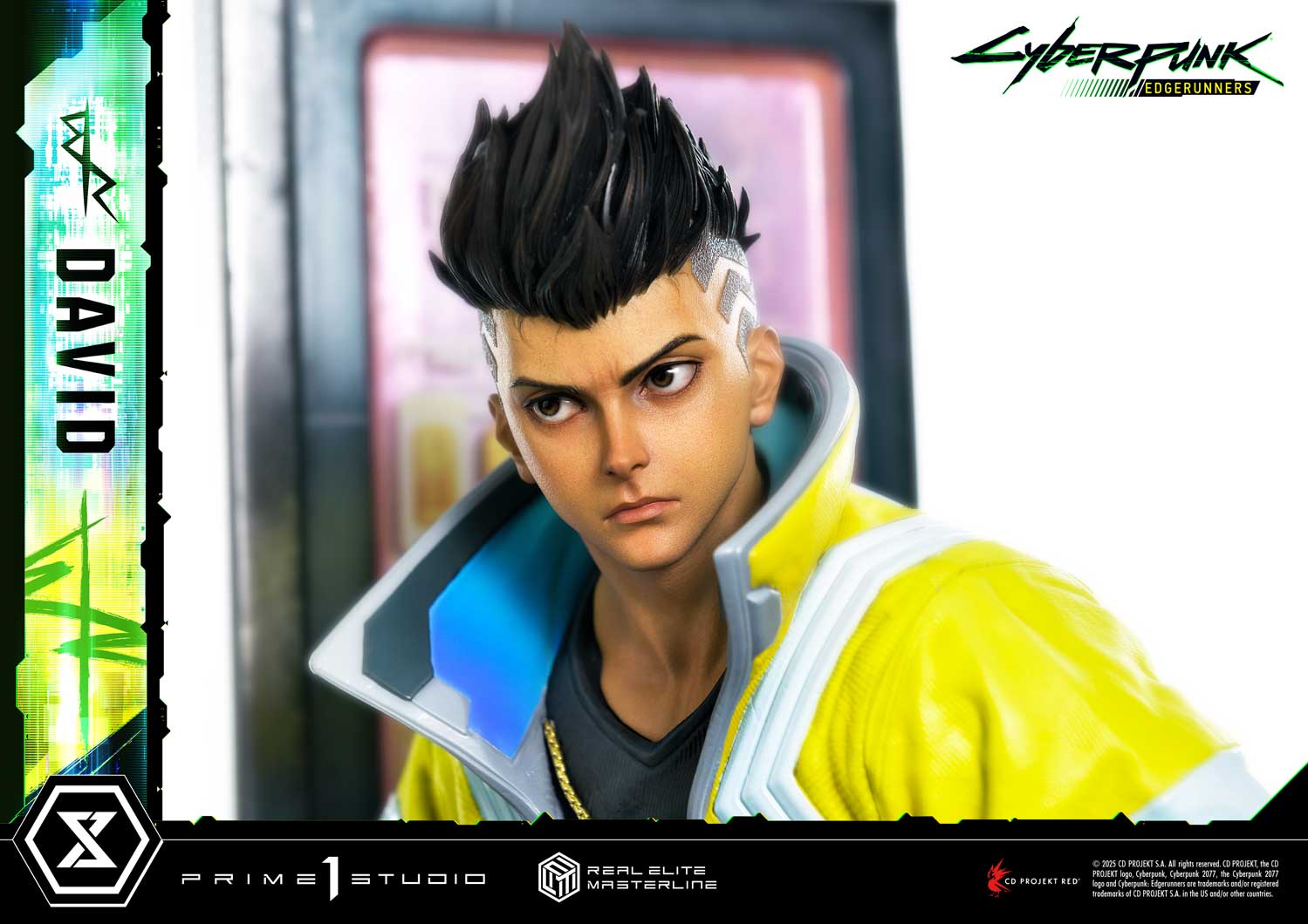 PRE-ORDER Prime 1 Studio - Real Elite Masterline - Cyberpunk: Edgerunners - David: Deluxe Bonus Version 1/4