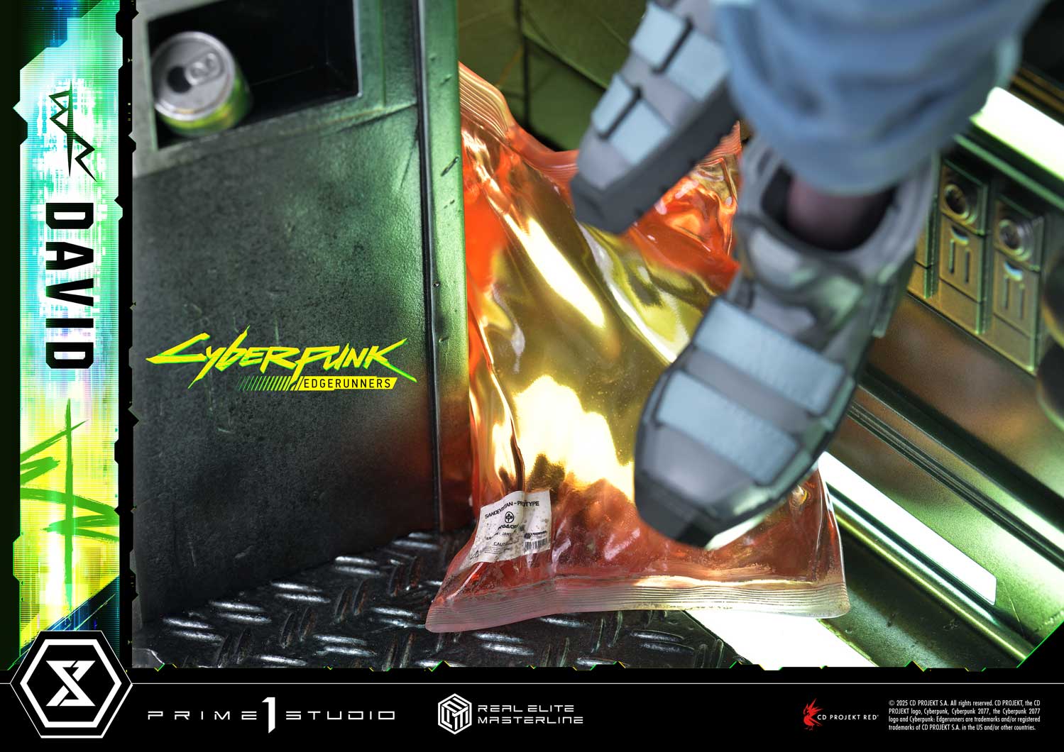 PRE-ORDER Prime 1 Studio - Real Elite Masterline - Cyberpunk: Edgerunners - David: Deluxe Bonus Version 1/4
