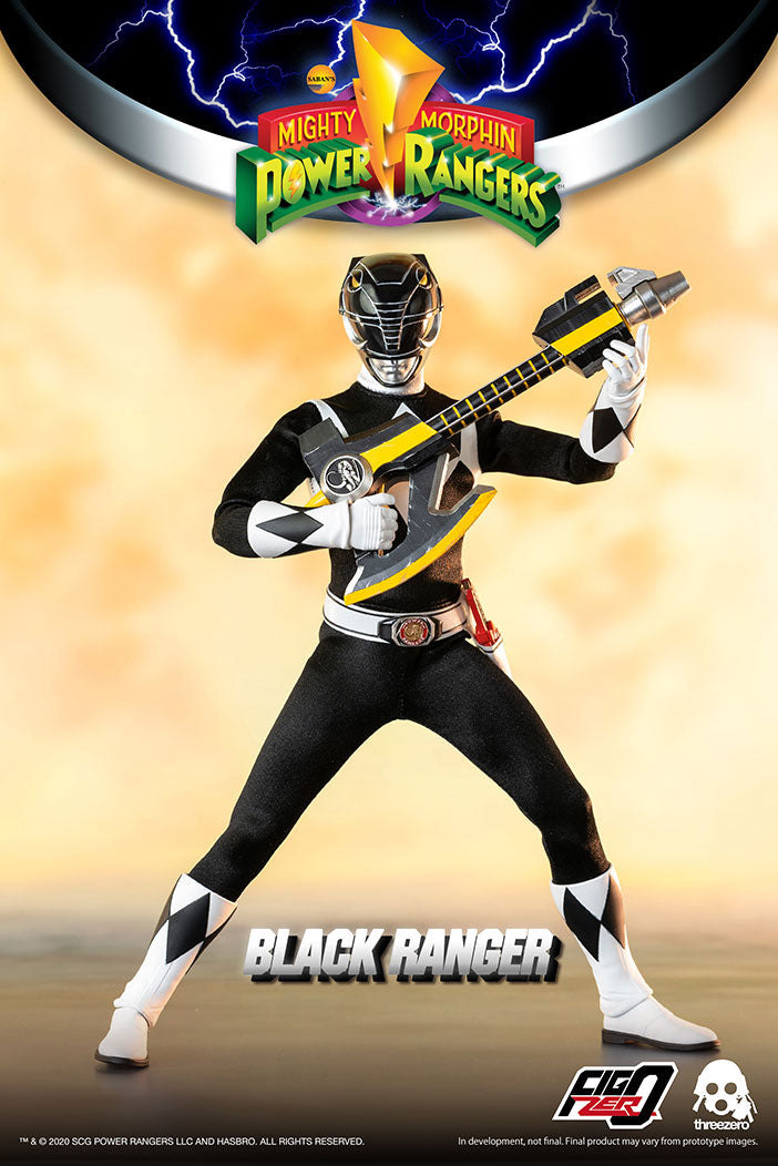 PRE-ORDER threezero - FigZero - Mighty Morphin Power Rangers - Black Ranger 1/6 [2024-Q1 Release]