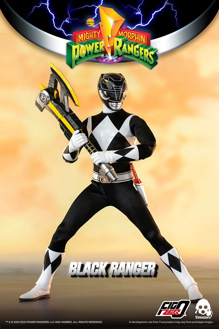 PRE-ORDER threezero - FigZero - Mighty Morphin Power Rangers - Black Ranger 1/6 [2024-Q1 Release]