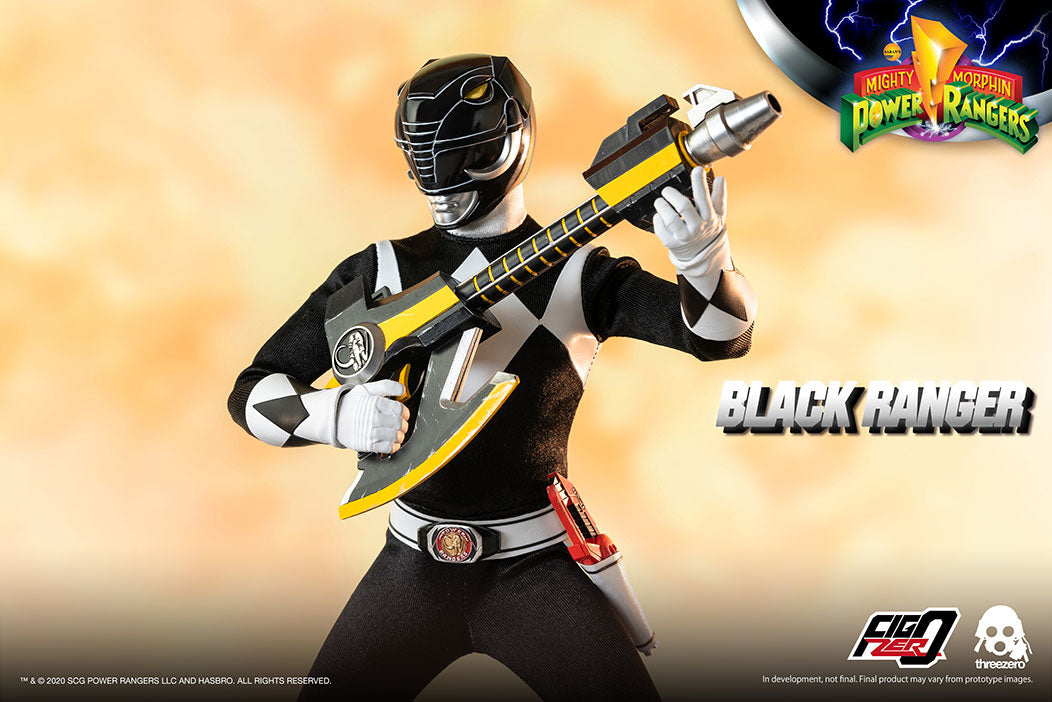 PRE-ORDER threezero - FigZero - Mighty Morphin Power Rangers - Black Ranger 1/6 [2024-Q1 Release]