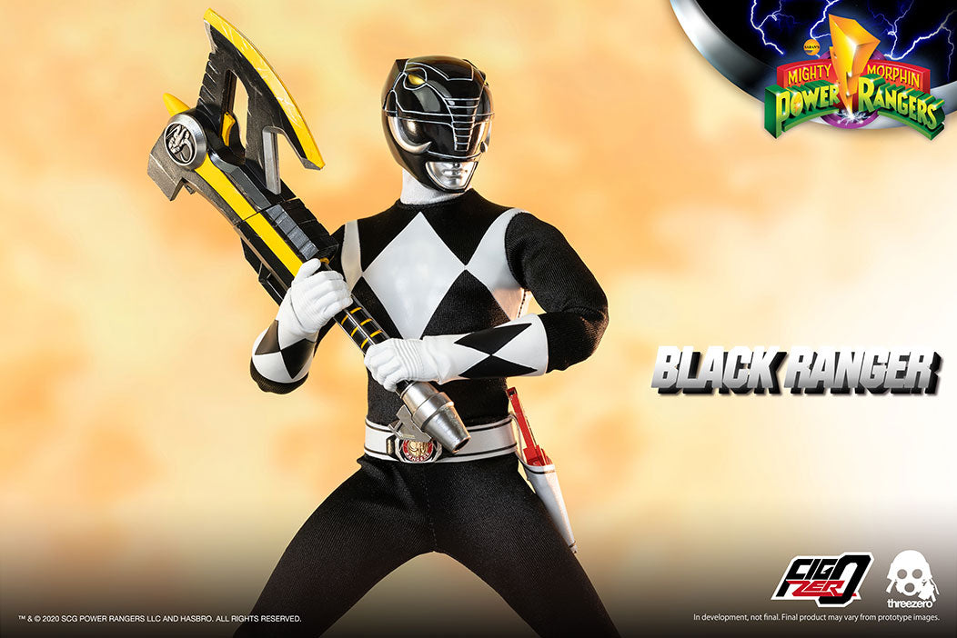 PRE-ORDER threezero - FigZero - Mighty Morphin Power Rangers - Black Ranger 1/6 [2024-Q1 Release]