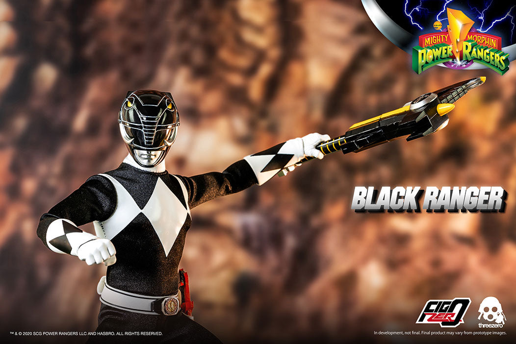 PRE-ORDER threezero - FigZero - Mighty Morphin Power Rangers - Black Ranger 1/6 [2024-Q1 Release]