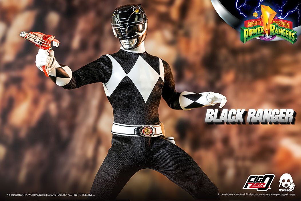 PRE-ORDER threezero - FigZero - Mighty Morphin Power Rangers - Black Ranger 1/6 [2024-Q1 Release]