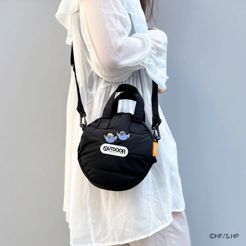 SPECIAL ORDER Haikyu!! x OUTDOOR PRODUCTS - Haikyu!! Round Mini Shoulder Bag: Black [ANIMATE EXCLUSIVE]