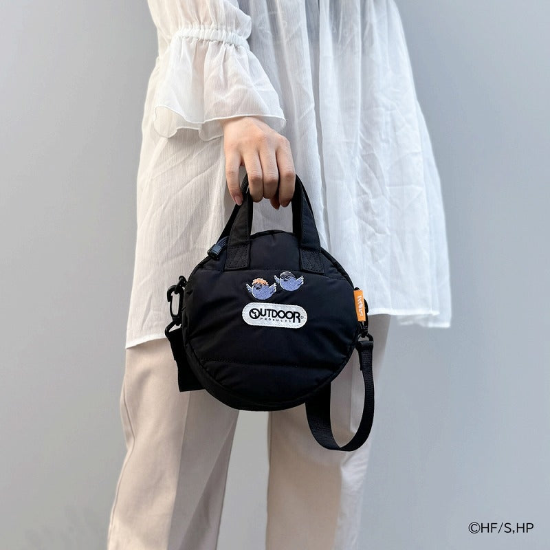 SPECIAL ORDER Haikyu!! x OUTDOOR PRODUCTS - Haikyu!! Round Mini Shoulder Bag: Black [ANIMATE EXCLUSIVE]