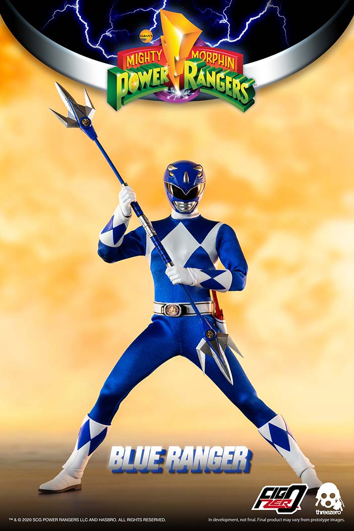 PRE-ORDER threezero - FigZero - Mighty Morphin Power Rangers - Blue Ranger 1/6 [2024-Q1 Release]
