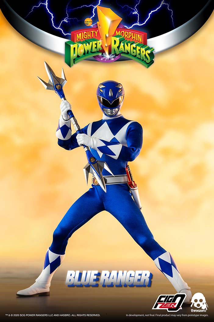 PRE-ORDER threezero - FigZero - Mighty Morphin Power Rangers - Blue Ranger 1/6 [2024-Q1 Release]