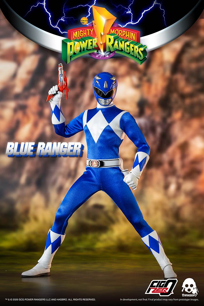 PRE-ORDER threezero - FigZero - Mighty Morphin Power Rangers - Blue Ranger 1/6 [2024-Q1 Release]