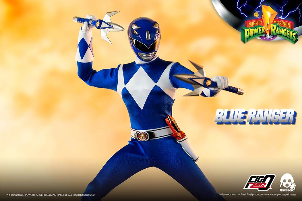 PRE-ORDER threezero - FigZero - Mighty Morphin Power Rangers - Blue Ranger 1/6 [2024-Q1 Release]