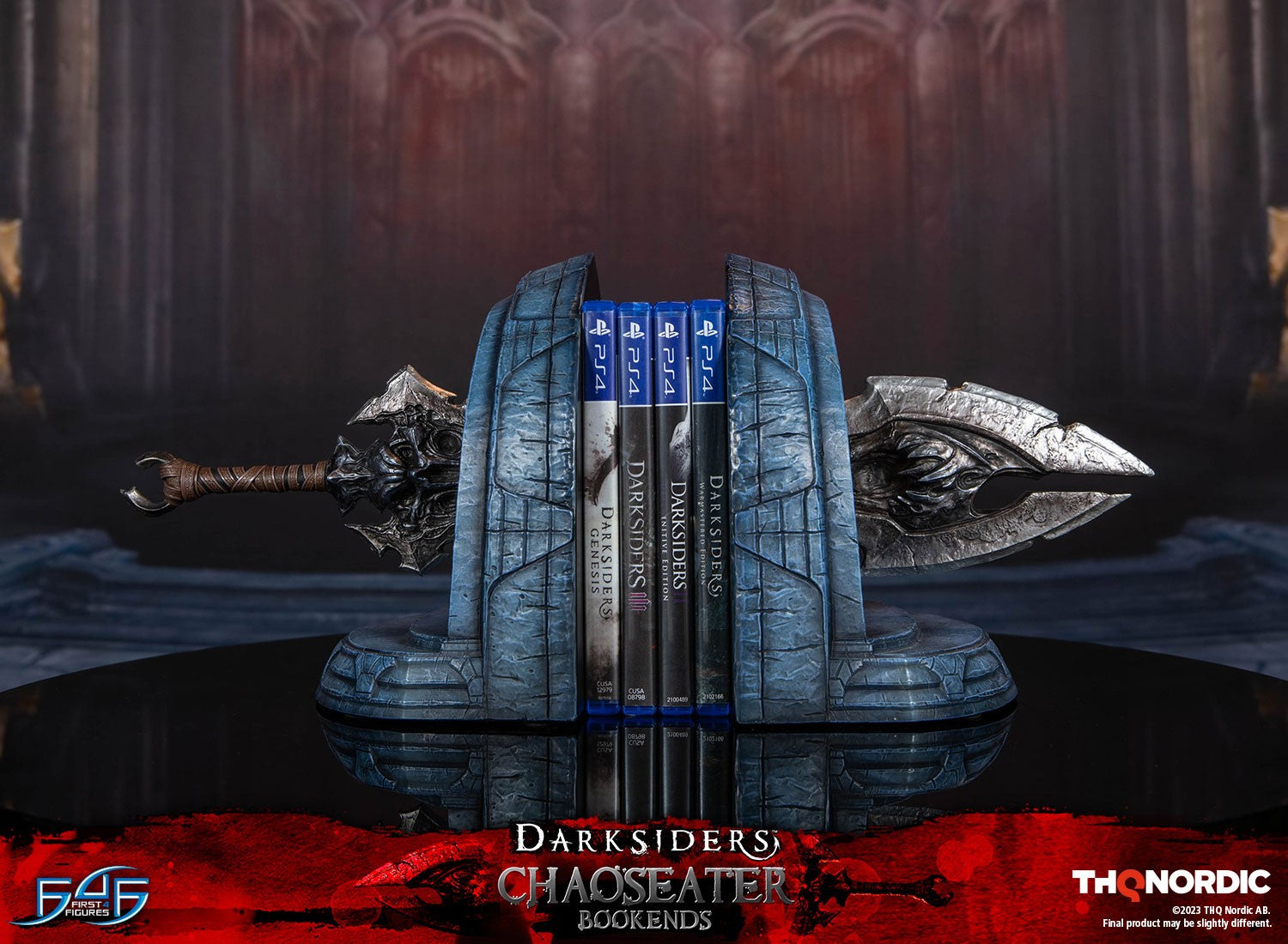 PRE-ORDER First4Figures - Darksiders - Chaoseater Bookends