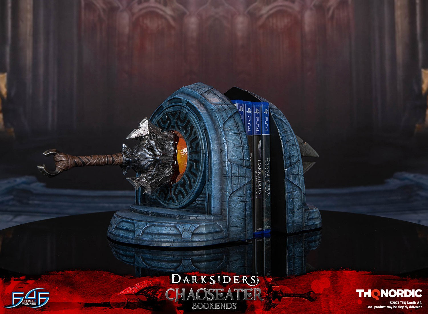 PRE-ORDER First4Figures - Darksiders - Chaoseater Bookends