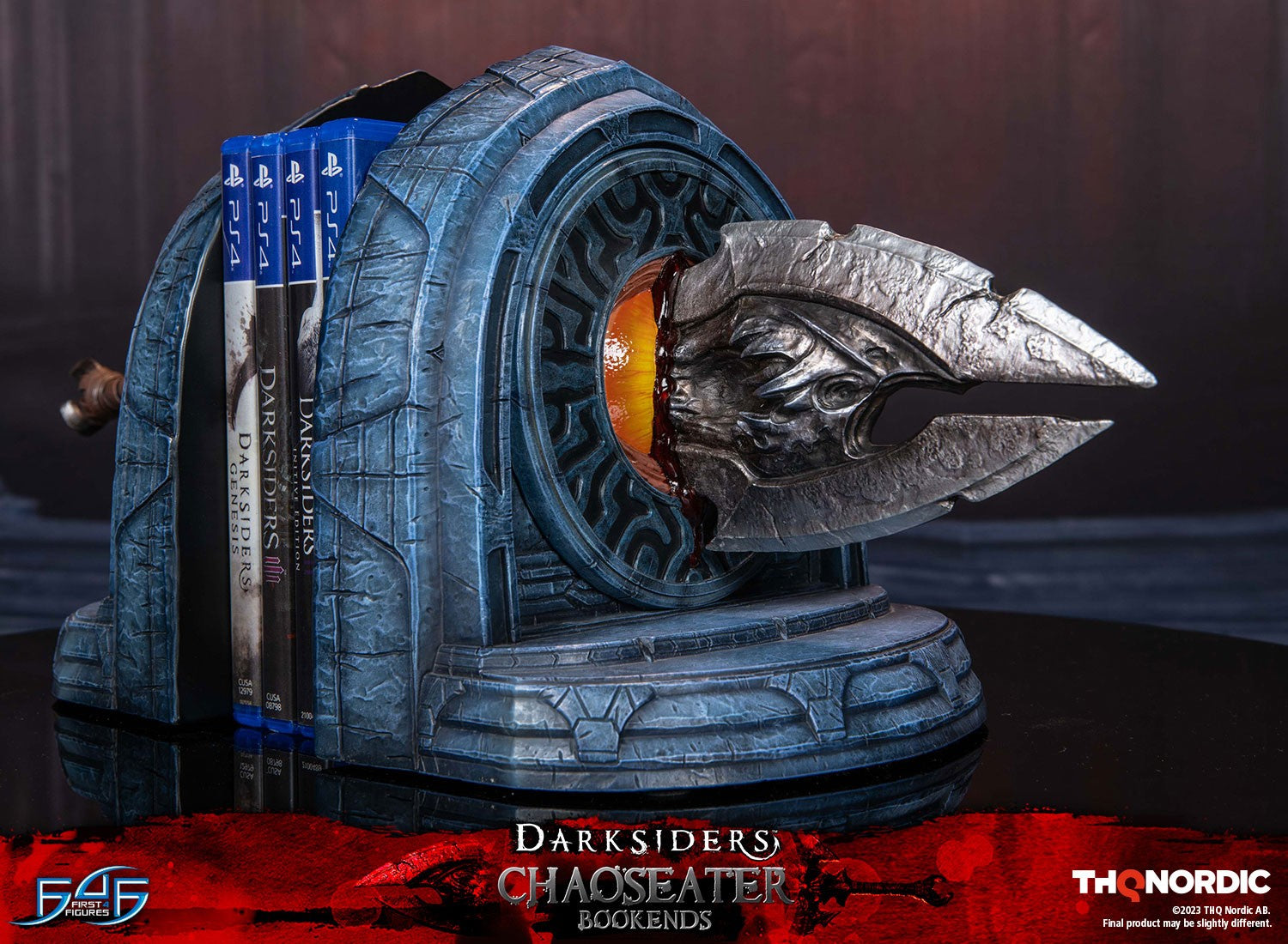 PRE-ORDER First4Figures - Darksiders - Chaoseater Bookends