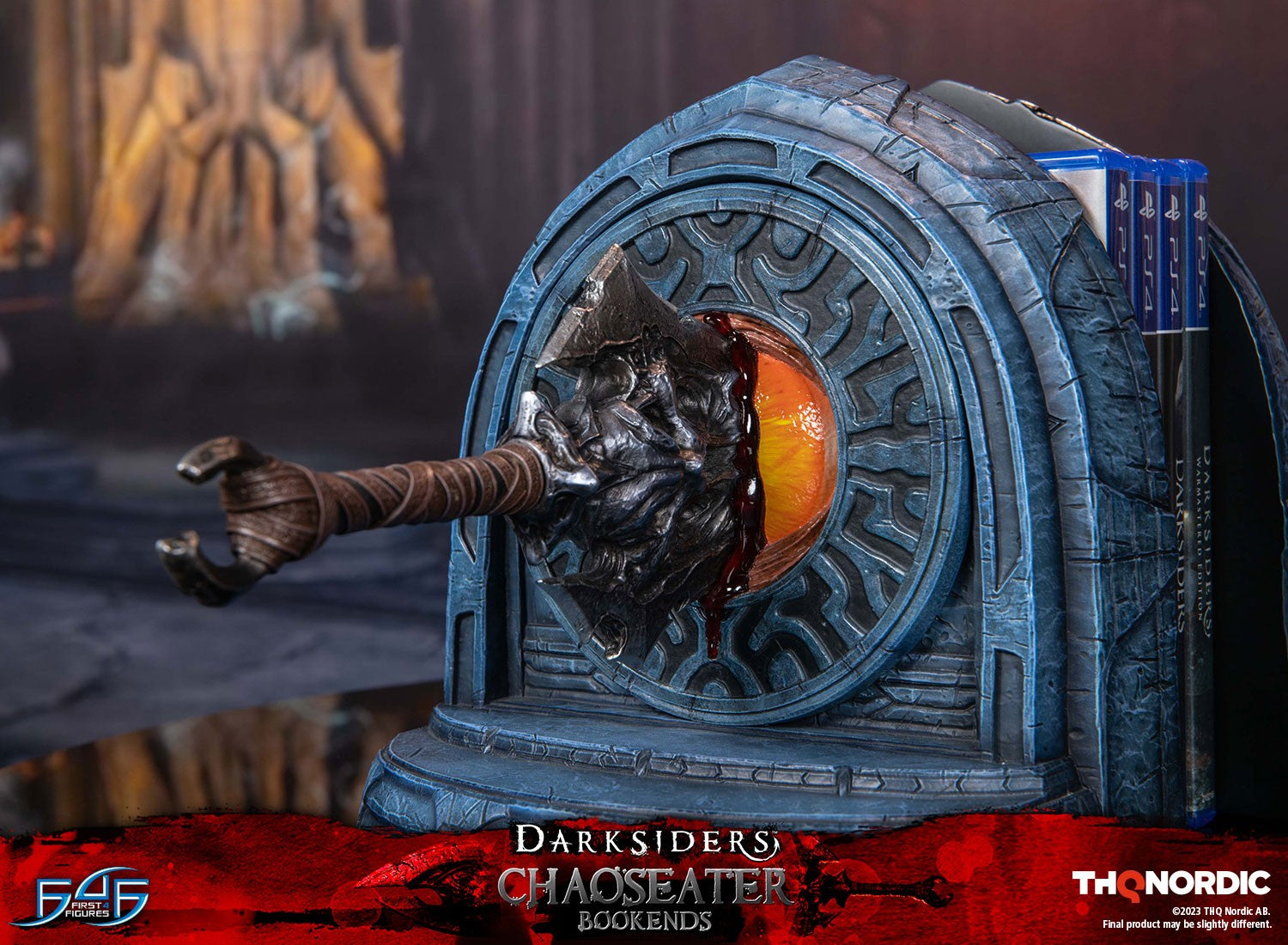PRE-ORDER First4Figures - Darksiders - Chaoseater Bookends