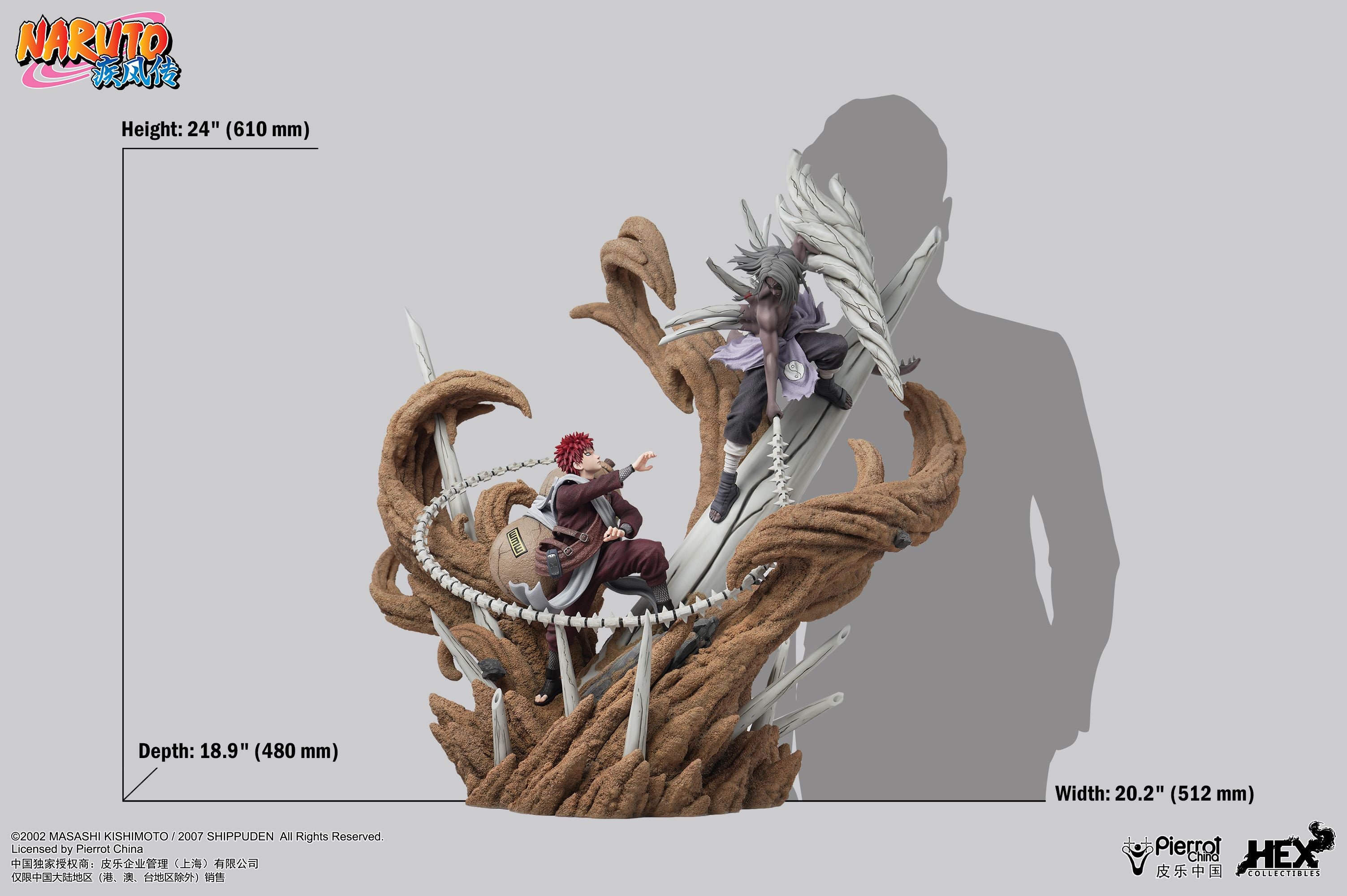 PRE-ORDER Hex Collectibles - Naruto Shippuden - Gaara Vs Kimimaro 1/6