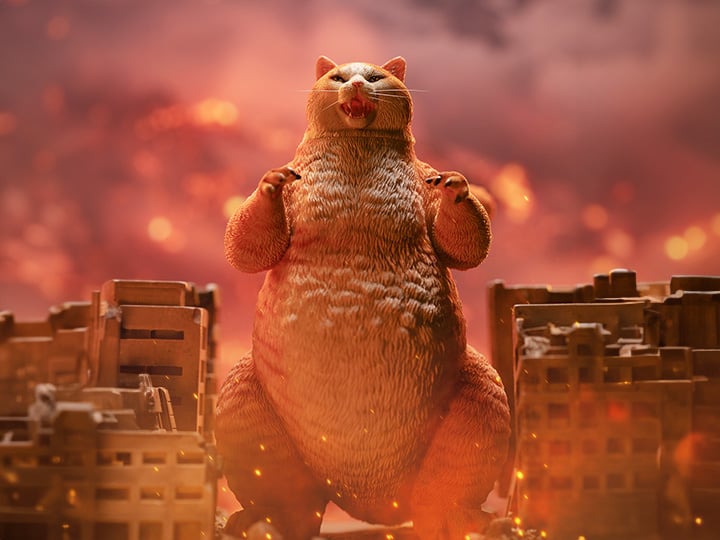 PRE-ORDER JXK Studio - Kitty Kaiju - Meowzilla: Ver. A