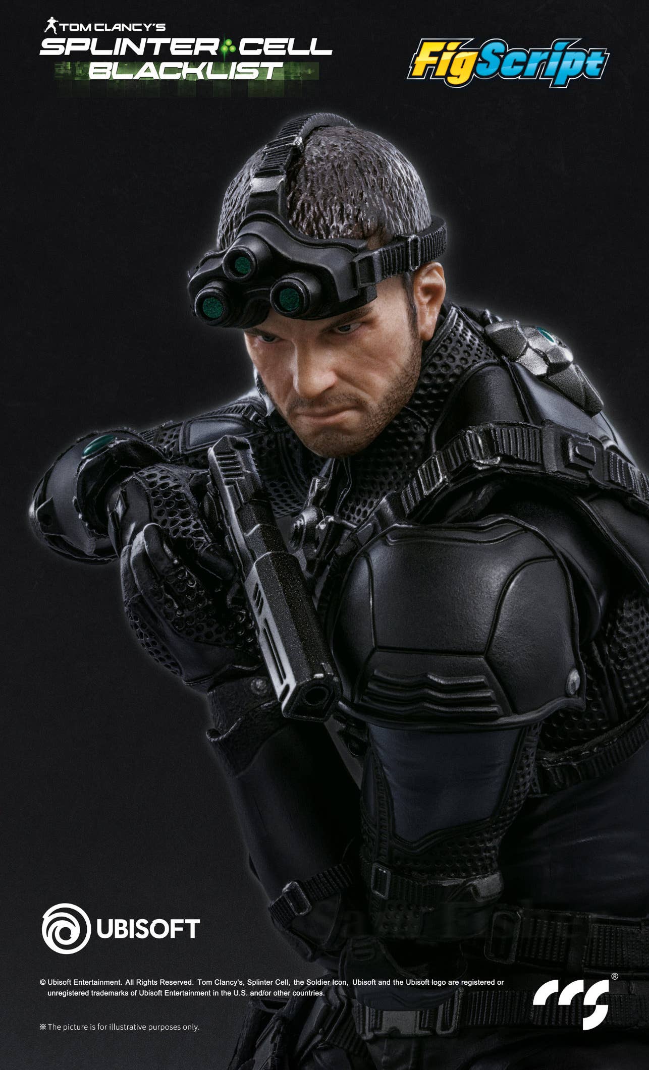 SPECIAL ORDER CCS Toys - FigScript - Tom Clancy's Splinter Cell - Sam Fisher 1/12 [JP]