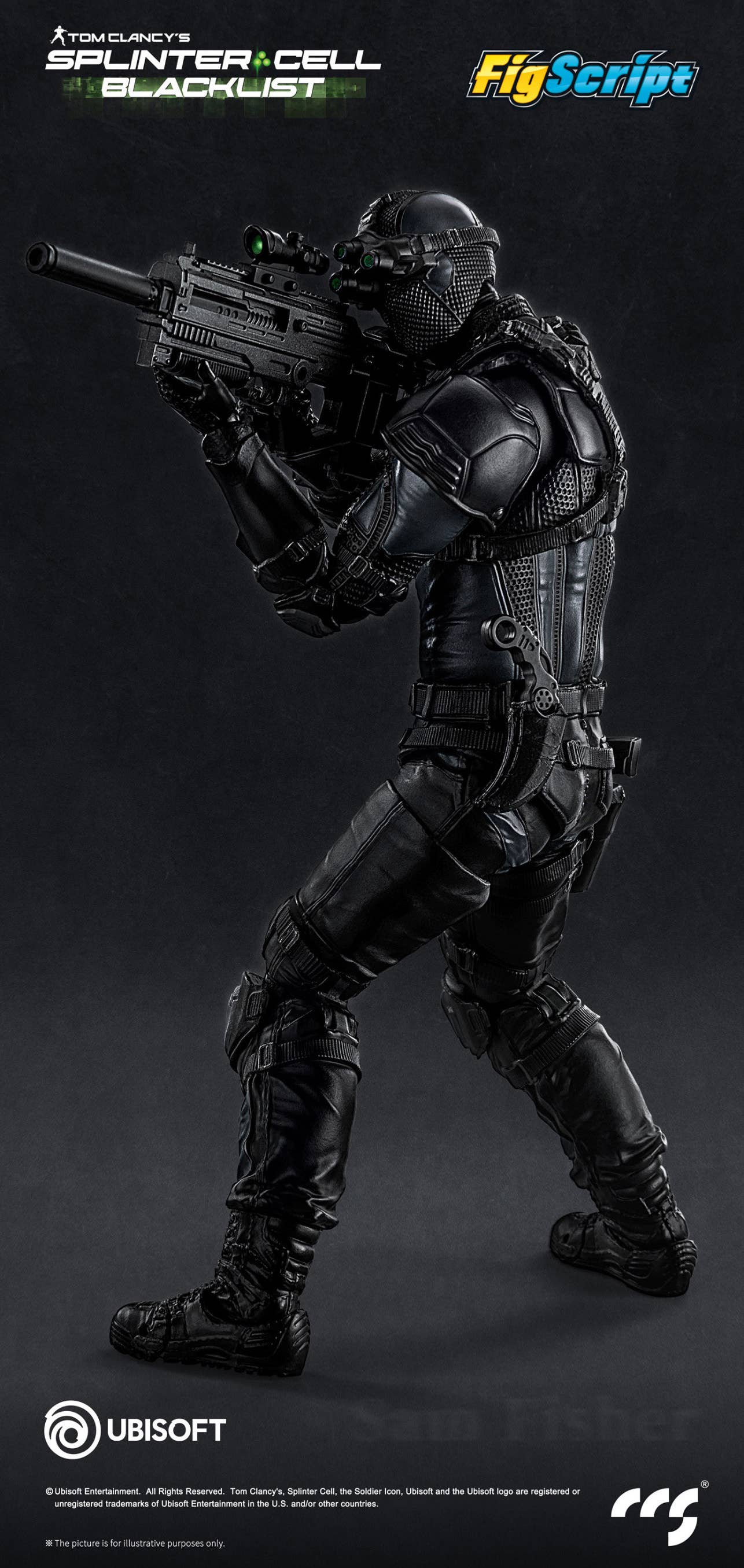 SPECIAL ORDER CCS Toys - FigScript - Tom Clancy's Splinter Cell - Sam Fisher 1/12 [JP]