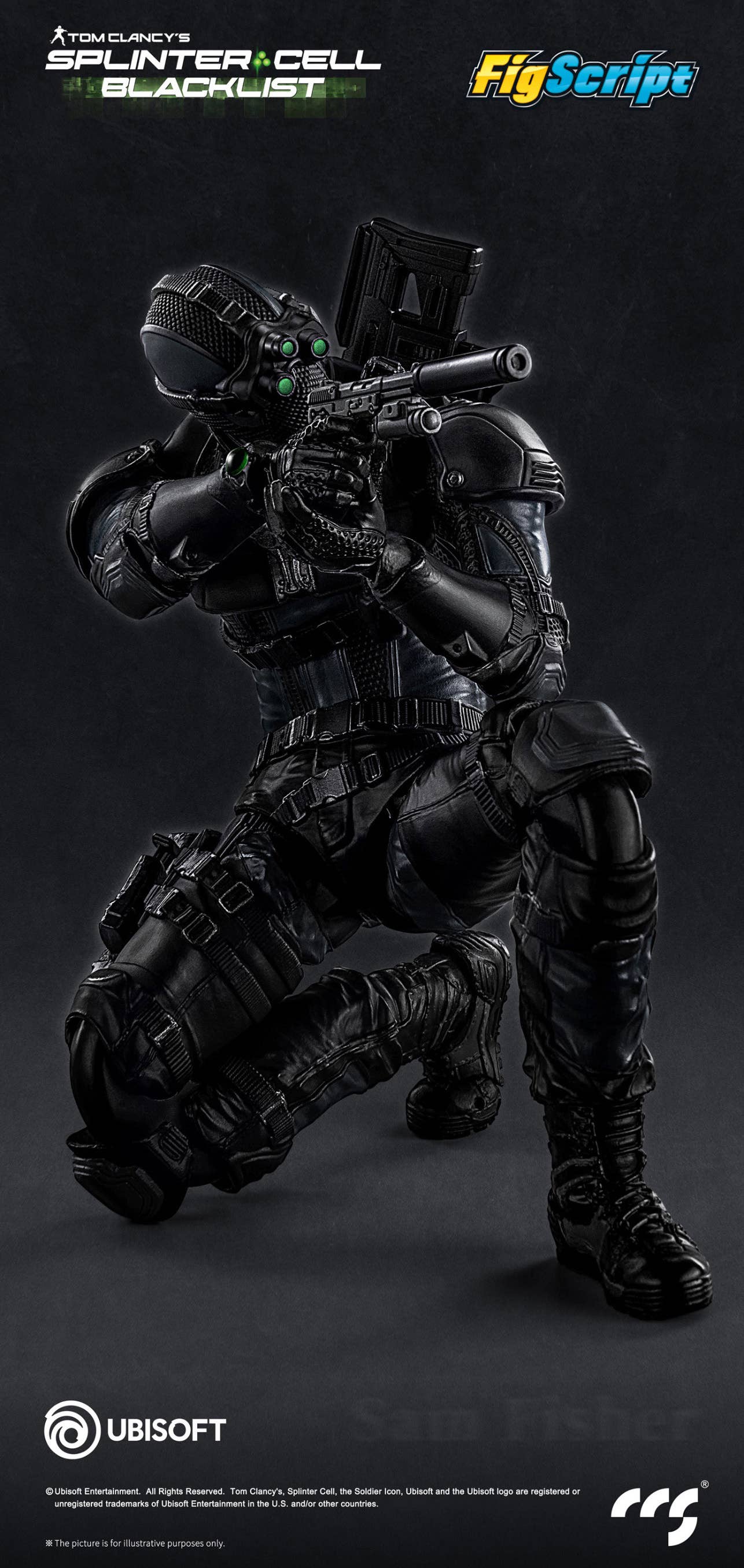 SPECIAL ORDER CCS Toys - FigScript - Tom Clancy's Splinter Cell - Sam Fisher 1/12 [JP]