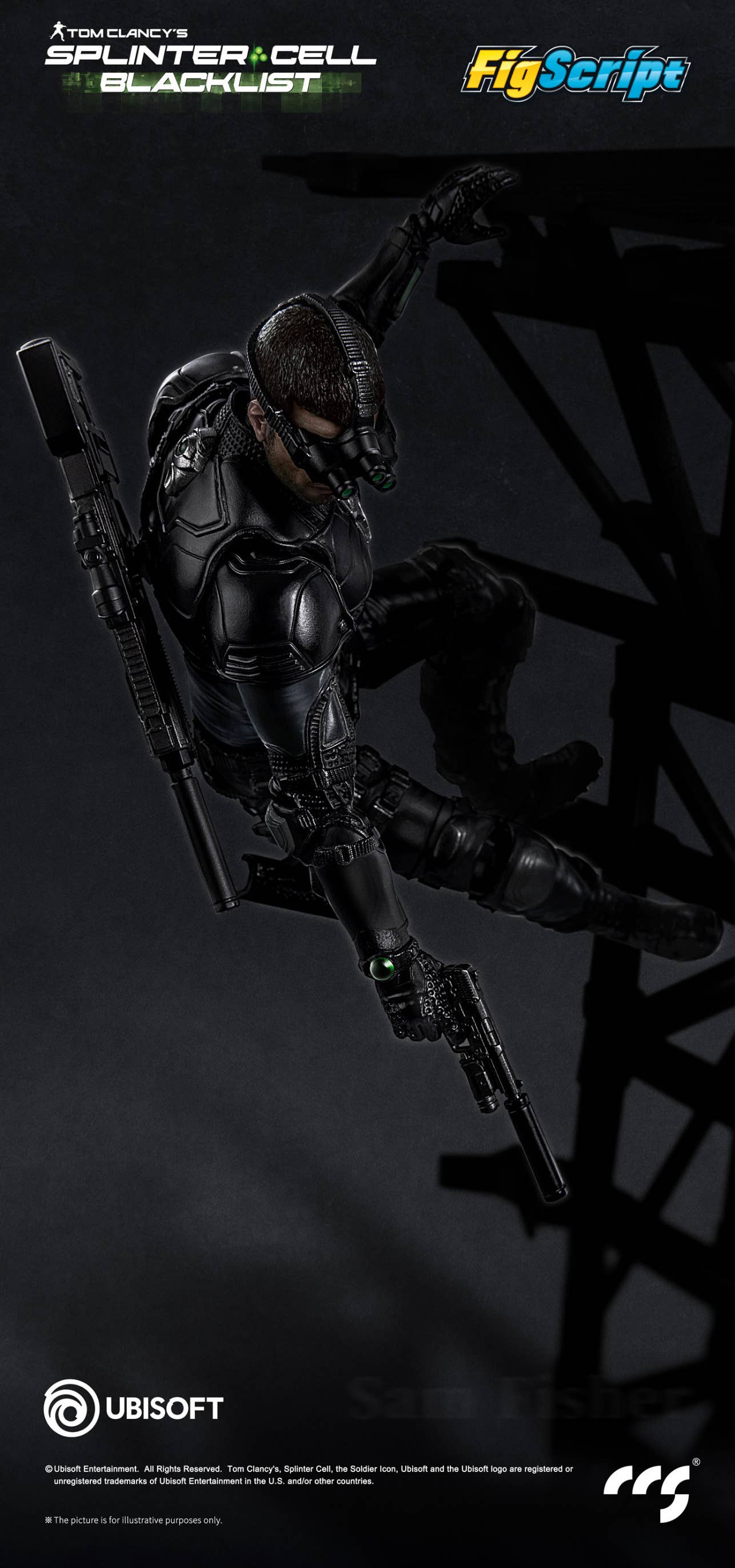 SPECIAL ORDER CCS Toys - FigScript - Tom Clancy's Splinter Cell - Sam Fisher 1/12 [JP]