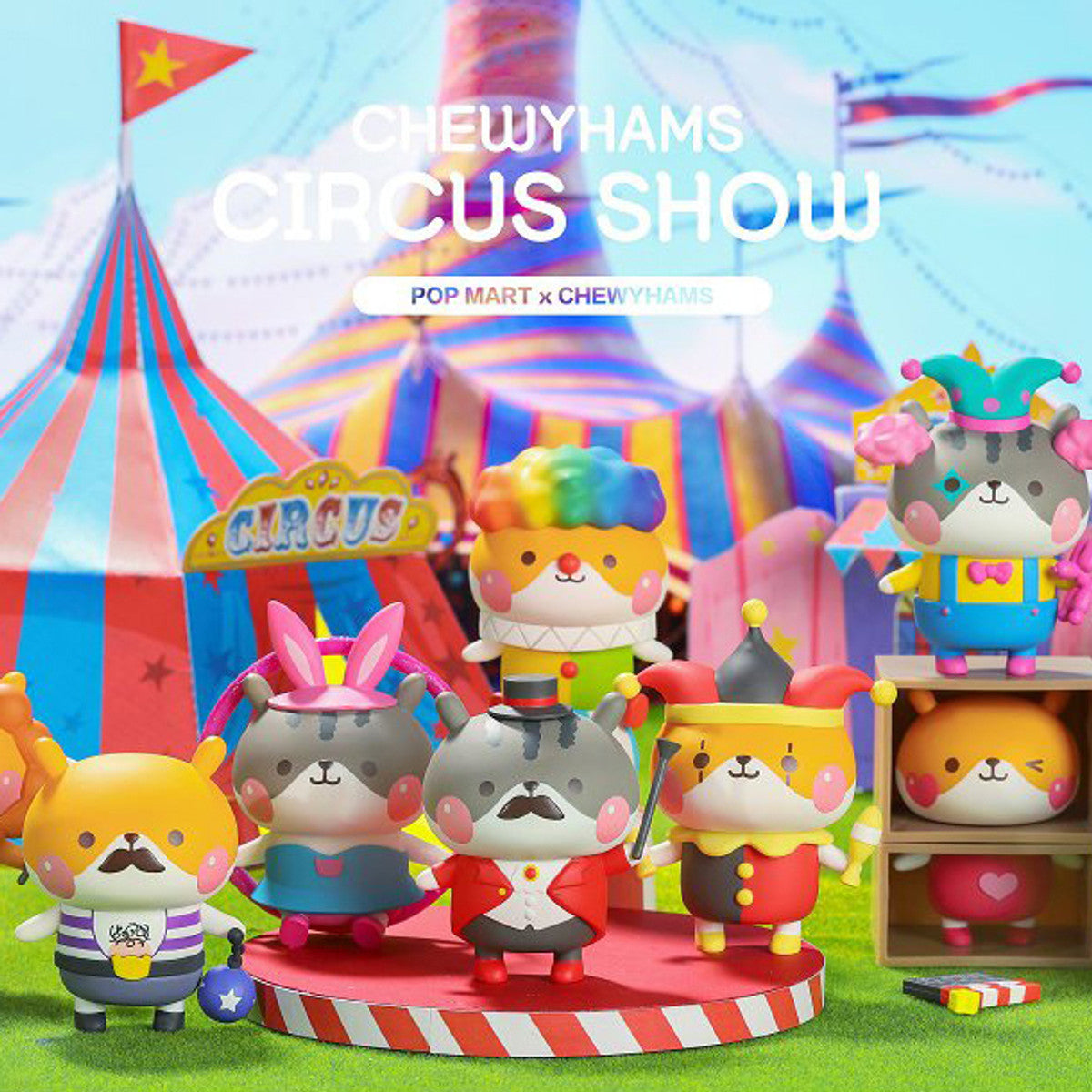 IN-STOCK POP MART x Funi - Chewyhams - Chewyhams Circus Show