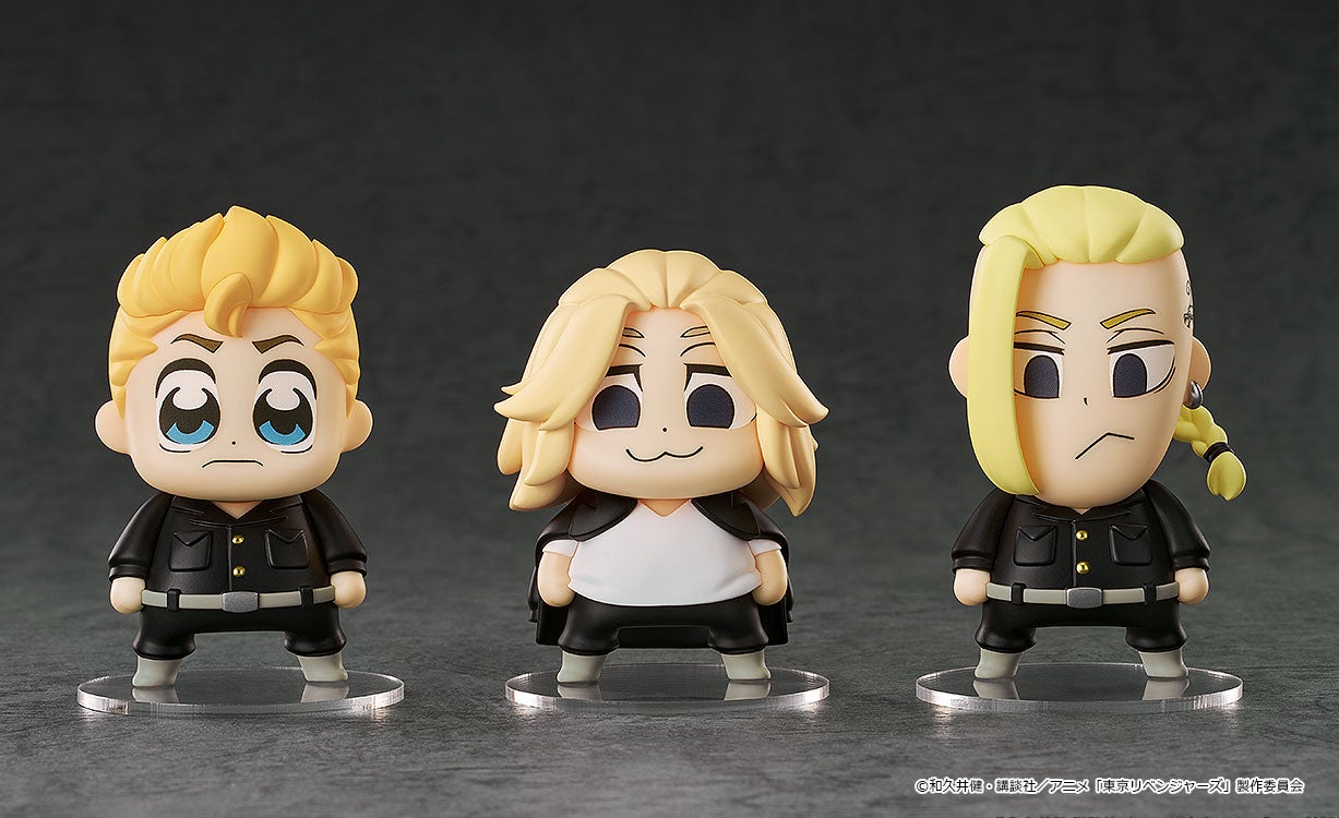 PRE-ORDER Good Smile Arts Shanghai - Tokyo Revengers Chibi Figures - Takemichi Hanagaki/Manjiro Sano/Ken Ryuguji: Bkub Ver. [Box of 3]