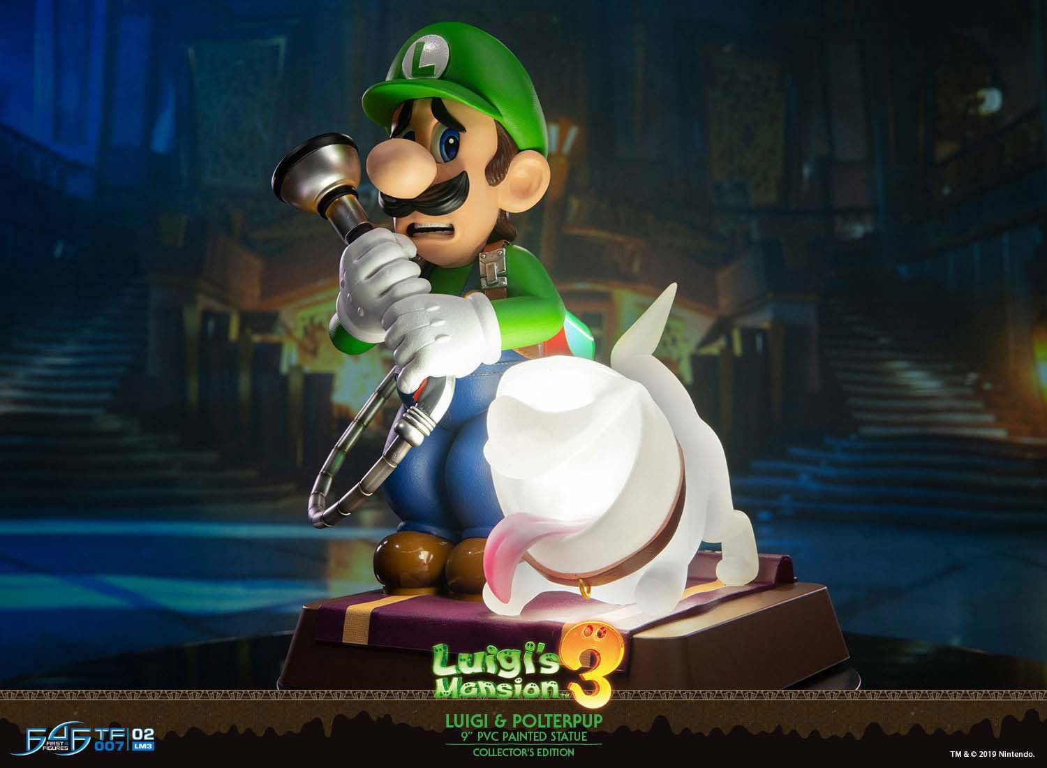 PRE-ORDER First4Figures - Luigi's Mansion 3 - Luigi & Polterpup: Collector's Edition [2024 Q1 Release]