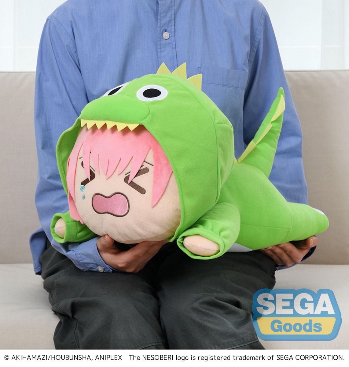 PRE-ORDER SEGA - Nesoberi (Lay-Down) Bocchi the Rock! Plush - Approval Desire Monster (LL)