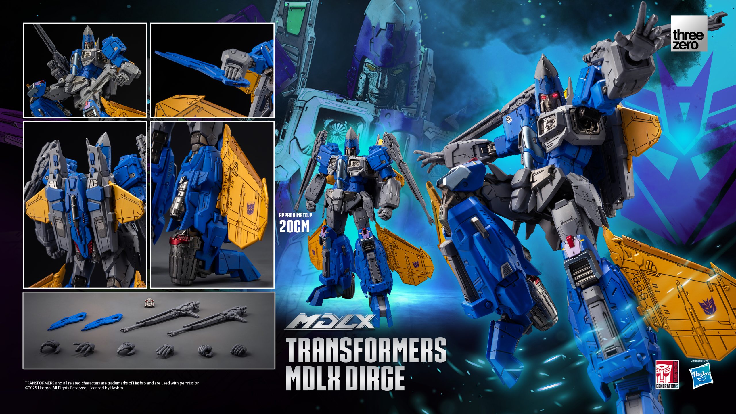 PRE-ORDER threezero - Transformers - MDLX Dirge