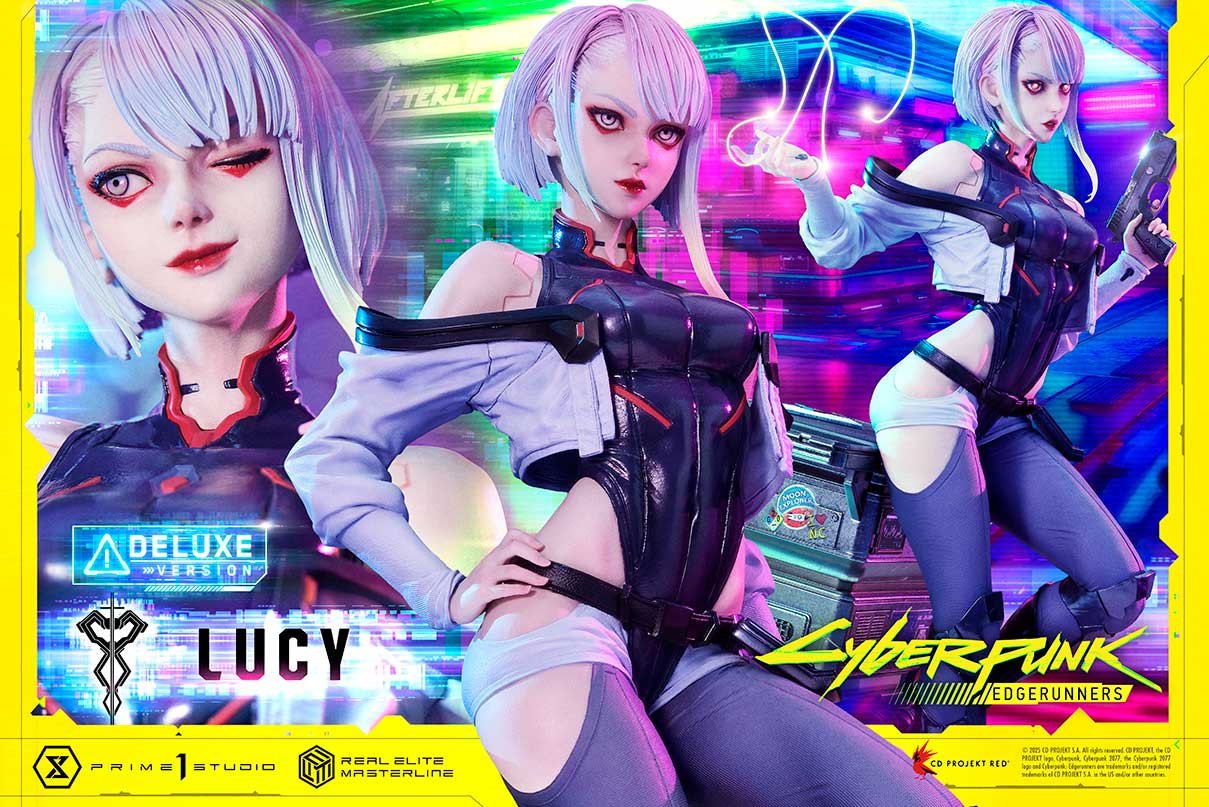 PRE-ORDER Prime1 Studio - Real Elite Masterline - Cyberpunk: Edgerunners - Lucy: Deluxe Bonus Ver. 1/4