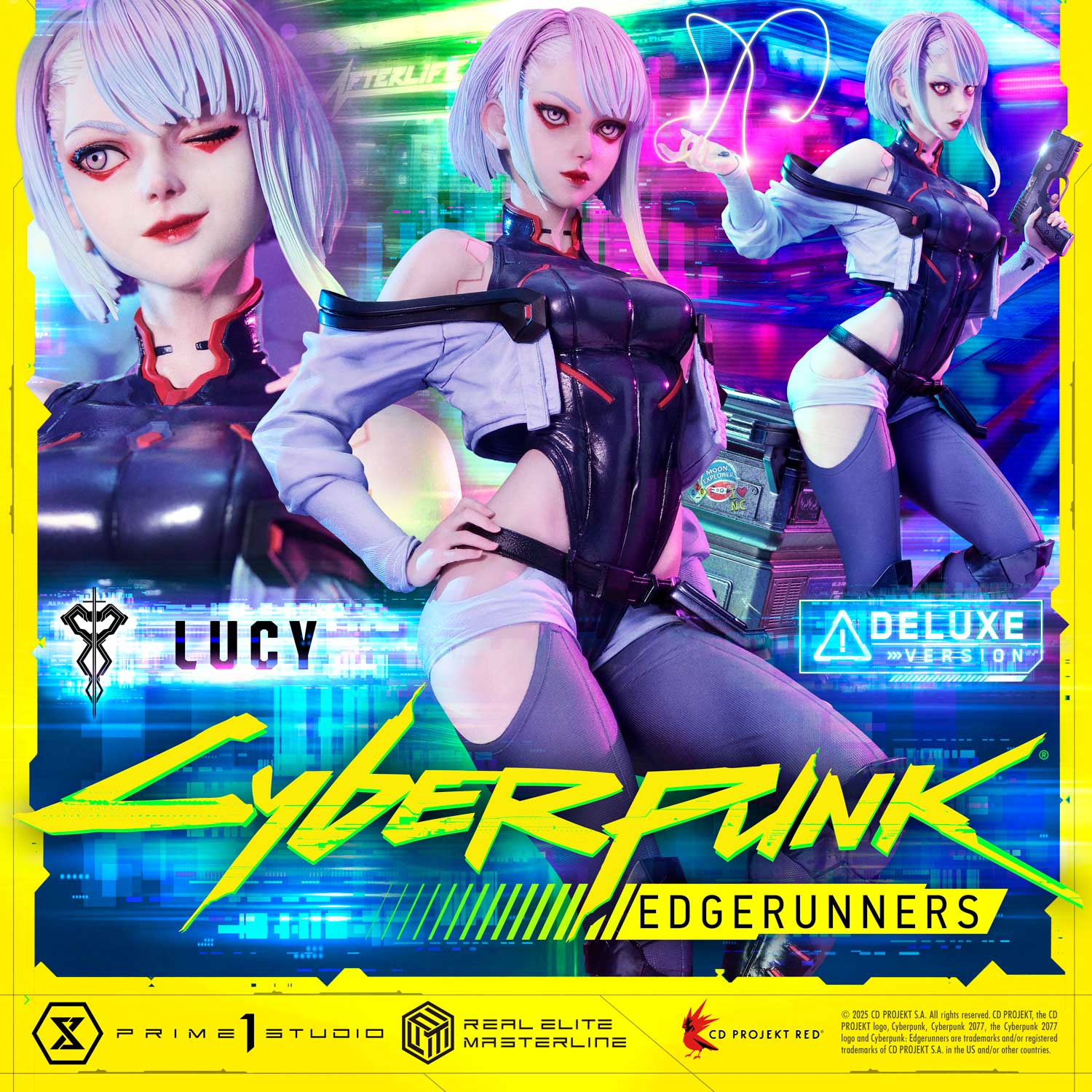 PRE-ORDER Prime1 Studio - Real Elite Masterline - Cyberpunk: Edgerunners - Lucy: Deluxe Bonus Ver. 1/4