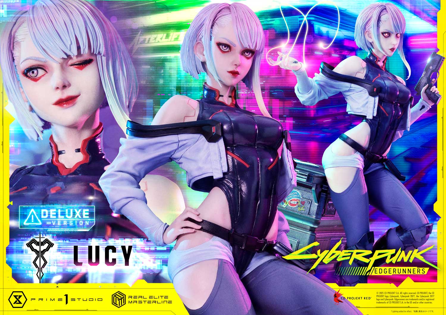 PRE-ORDER Prime1 Studio - Real Elite Masterline - Cyberpunk: Edgerunners - Lucy: Deluxe Bonus Ver. 1/4