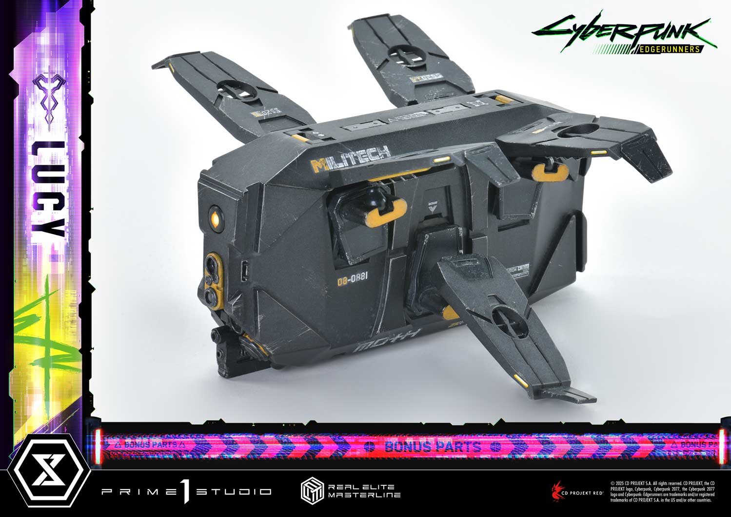 PRE-ORDER Prime1 Studio - Real Elite Masterline - Cyberpunk: Edgerunners - Lucy: Deluxe Bonus Ver. 1/4