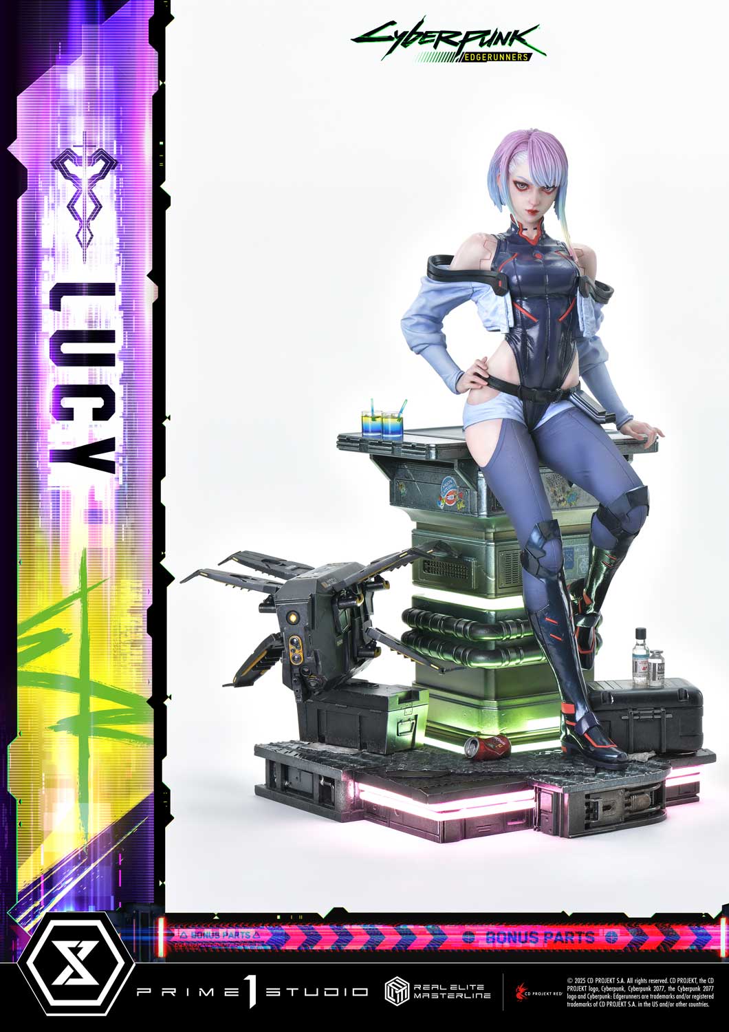 PRE-ORDER Prime1 Studio - Real Elite Masterline - Cyberpunk: Edgerunners - Lucy: Deluxe Bonus Ver. 1/4