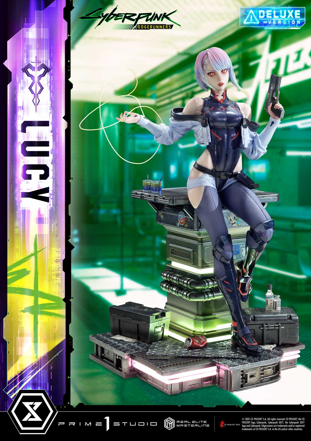 PRE-ORDER Prime1 Studio - Real Elite Masterline - Cyberpunk: Edgerunners - Lucy: Deluxe Bonus Ver. 1/4