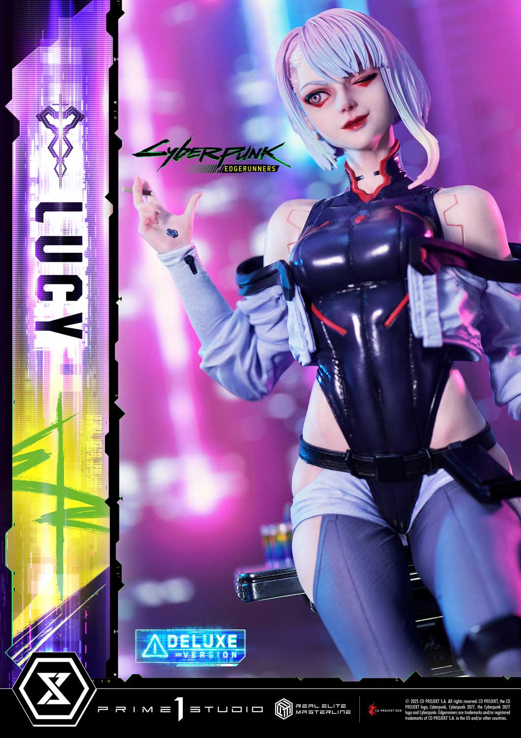 PRE-ORDER Prime1 Studio - Real Elite Masterline - Cyberpunk: Edgerunners - Lucy: Deluxe Bonus Ver. 1/4