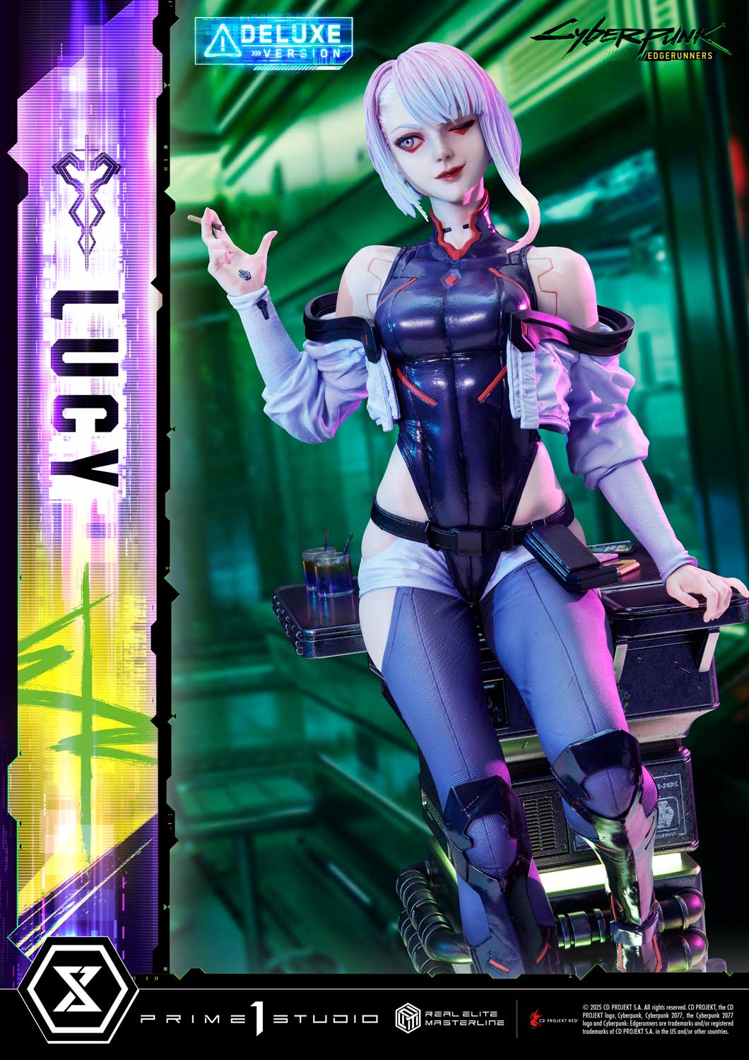 PRE-ORDER Prime1 Studio - Real Elite Masterline - Cyberpunk: Edgerunners - Lucy: Deluxe Bonus Ver. 1/4