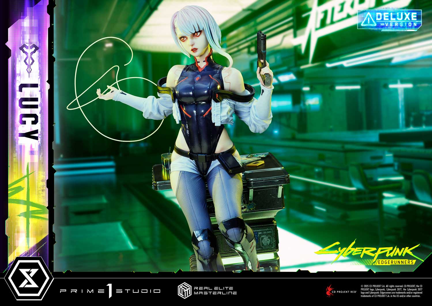 PRE-ORDER Prime1 Studio - Real Elite Masterline - Cyberpunk: Edgerunners - Lucy: Deluxe Bonus Ver. 1/4