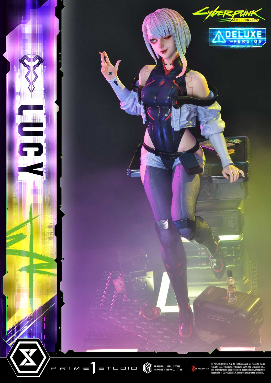 PRE-ORDER Prime1 Studio - Real Elite Masterline - Cyberpunk: Edgerunners - Lucy: Deluxe Bonus Ver. 1/4