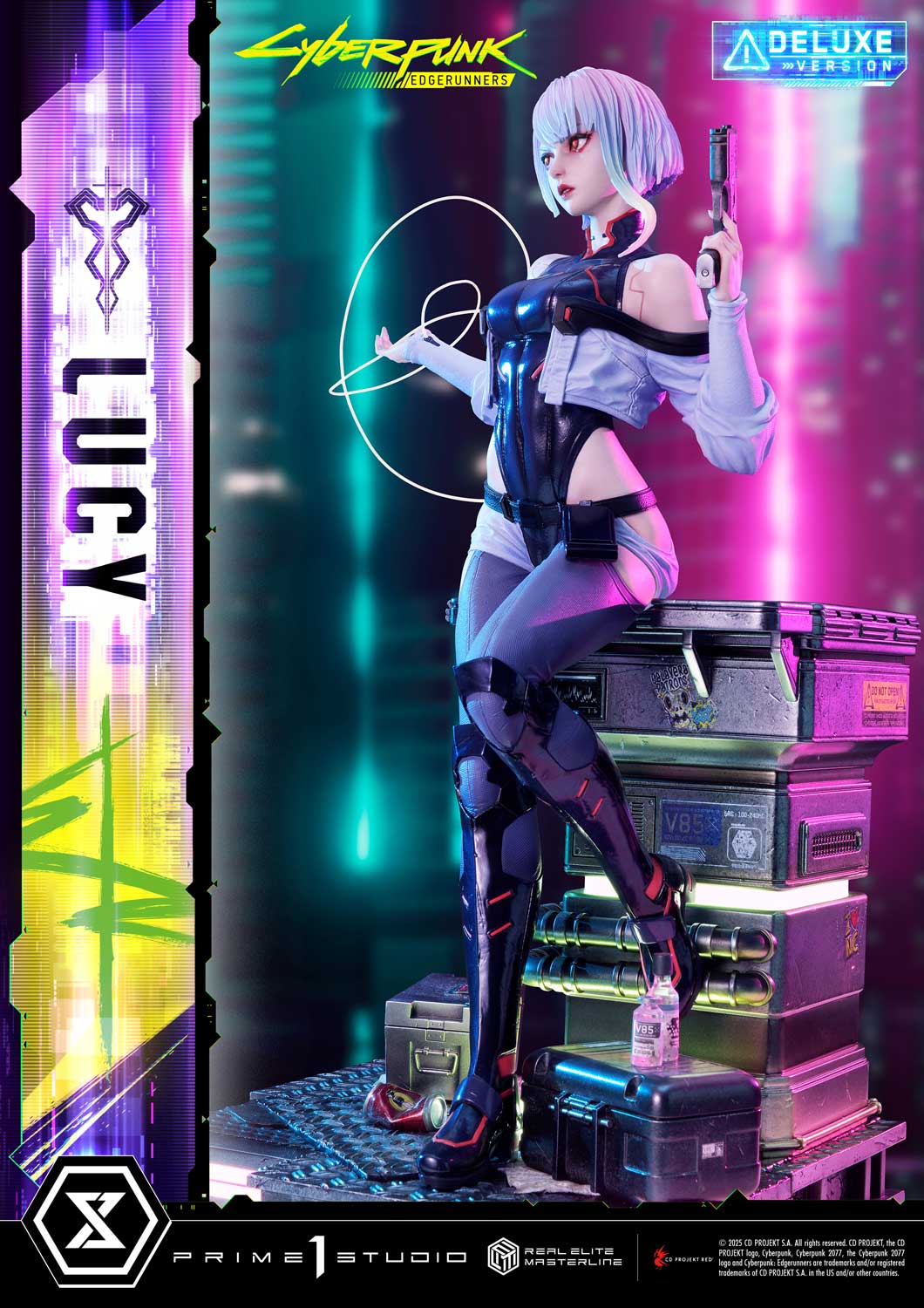 PRE-ORDER Prime1 Studio - Real Elite Masterline - Cyberpunk: Edgerunners - Lucy: Deluxe Bonus Ver. 1/4