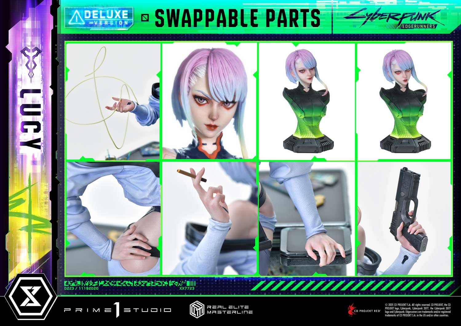 PRE-ORDER Prime1 Studio - Real Elite Masterline - Cyberpunk: Edgerunners - Lucy: Deluxe Bonus Ver. 1/4